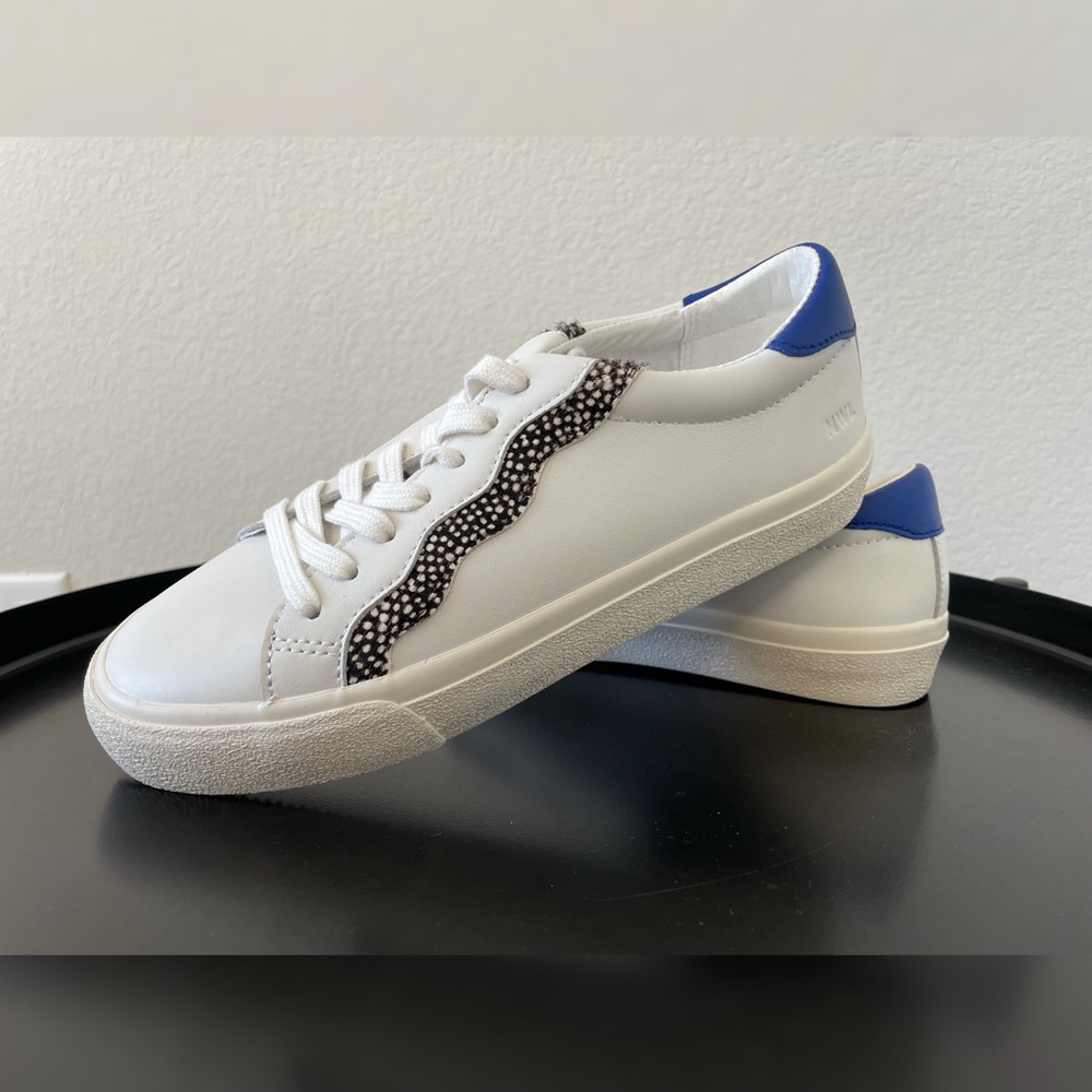 NWOT Madewell | Sidewalk Low-top Sneakers in Leather and Calf Hair: Wave Edition